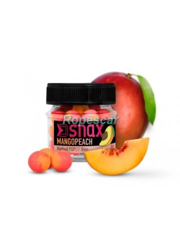 Momeală de cârlig D SNAX POP / Mango-Piersica 5,5 mm.- Delphin